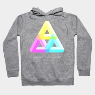Impossible AND transparent triangles V3 Hoodie
